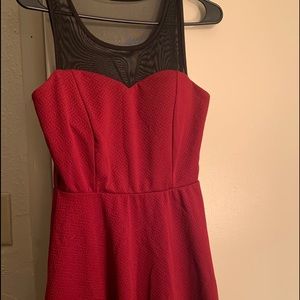Red/black dress